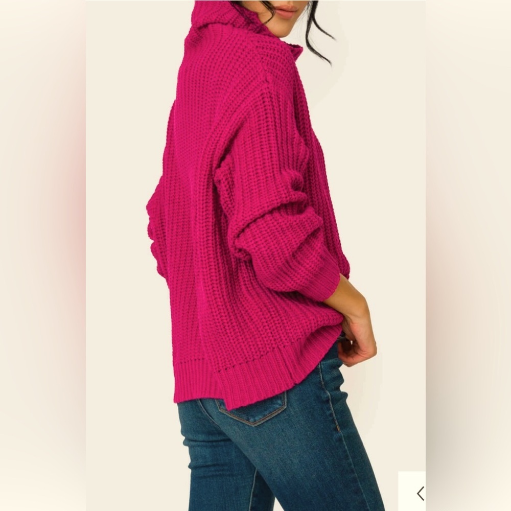 NEW Gibsonlook Chunky Ribbed Relaxed Sweater - Picture 2 of 4